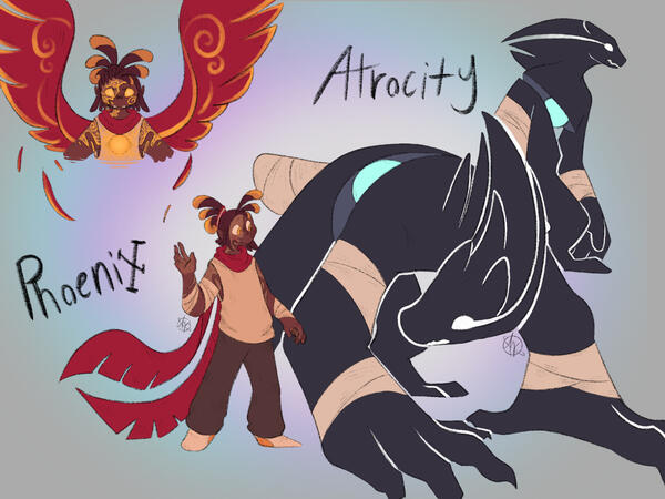 Phoenix & Atrocity (OCs)