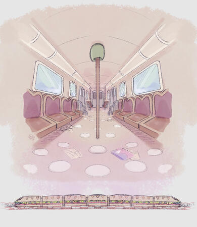 Subway concept art (Lunchbox Kids)